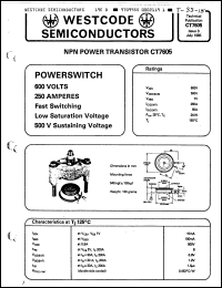 Click here to download CT7605 Datasheet