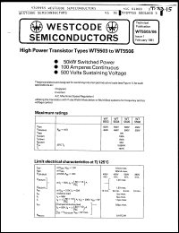 Click here to download WT5505 Datasheet