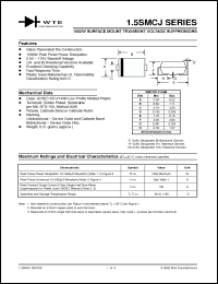 Click here to download 1.5SMCJ110C Datasheet