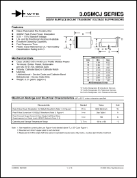 Click here to download 3.0SMCJ110CA Datasheet