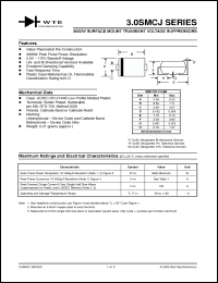 Click here to download 3.0SMCJ170CA Datasheet