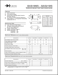 Click here to download BAS19WS-T1 Datasheet