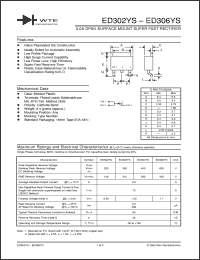 Click here to download ED302YS-T3 Datasheet