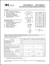 Click here to download ER1001CT Datasheet