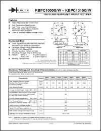 Click here to download KBPC1008G Datasheet