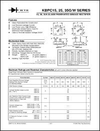 Click here to download KBPC1410GW Datasheet