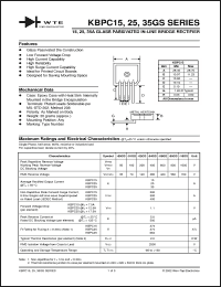 Click here to download KBPC3508GS Datasheet