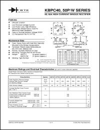 Click here to download KBPC4010PW Datasheet