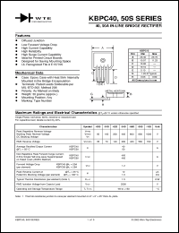 Click here to download KBPC5001S Datasheet