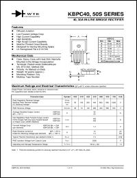 Click here to download KBPC4000S Datasheet