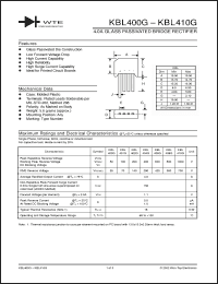 Click here to download KBL408G Datasheet