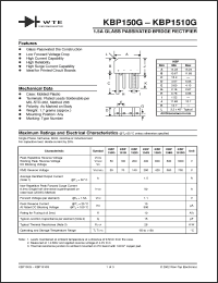 Click here to download KBP150G Datasheet