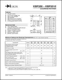 Click here to download KBP206 Datasheet