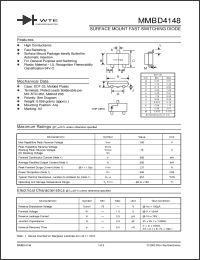 Click here to download MMBD4148-T3 Datasheet