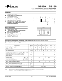 Click here to download SB160-T3 Datasheet