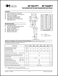 Click here to download SF1606PT Datasheet