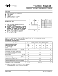 Click here to download TC2501 Datasheet