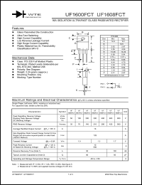 Click here to download UF1603FCT Datasheet
