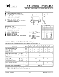 Click here to download ER1600 Datasheet