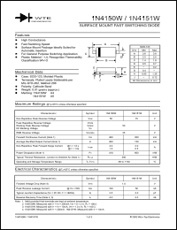 Click here to download 1N4150W Datasheet