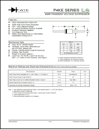 Click here to download P4KE160A-T8 Datasheet