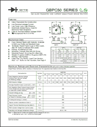 Click here to download GBPC5004W Datasheet