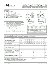 Click here to download KBPC5016P Datasheet