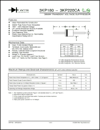 Click here to download 3KP220CA Datasheet