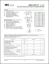 Click here to download SB8150FCT Datasheet