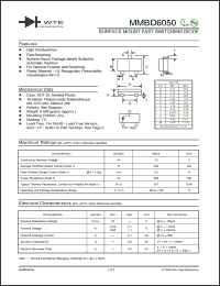 Click here to download MMBD6050-T1 Datasheet