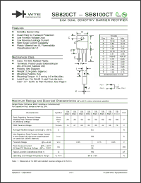 Click here to download SB845CT Datasheet