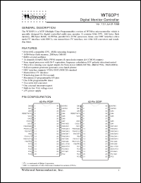 Click here to download WT60P1 Datasheet
