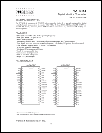 Click here to download WT6014 Datasheet