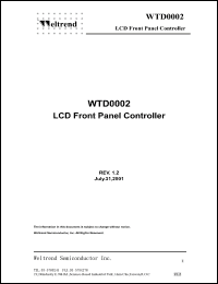 Click here to download WTD0002 Datasheet