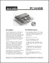 Click here to download PC1414SR Datasheet