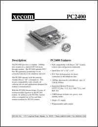 Click here to download PC2400 Datasheet