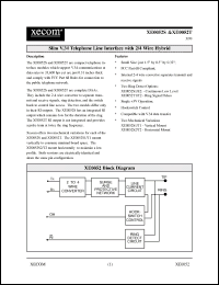 Click here to download XE0052S1 Datasheet
