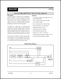 Click here to download XE014J Datasheet