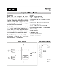 Click here to download XE1276 Datasheet