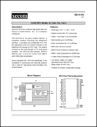 Click here to download XE1414A Datasheet
