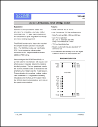 Click here to download XE2400 Datasheet