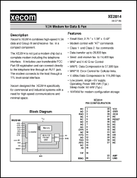 Click here to download XE2814 Datasheet