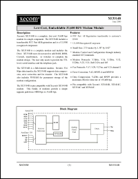 Click here to download XE3314B Datasheet
