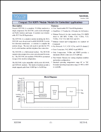 Click here to download XE3314L Datasheet