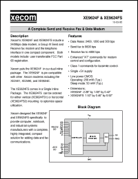 Click here to download XE9624FS Datasheet