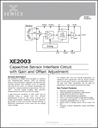Click here to download XE2003S Datasheet