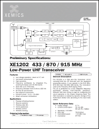 Click here to download XE1202915 Datasheet
