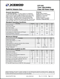 Click here to download QPP-005 Datasheet