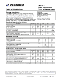 Click here to download QPP-015 Datasheet