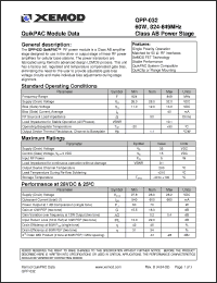 Click here to download QPP-032 Datasheet